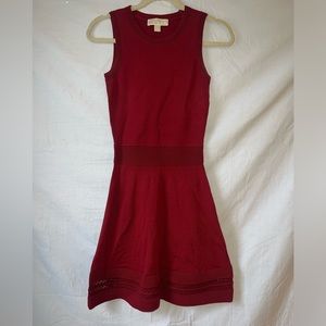micheal kors- ribbed stretch knit dress
